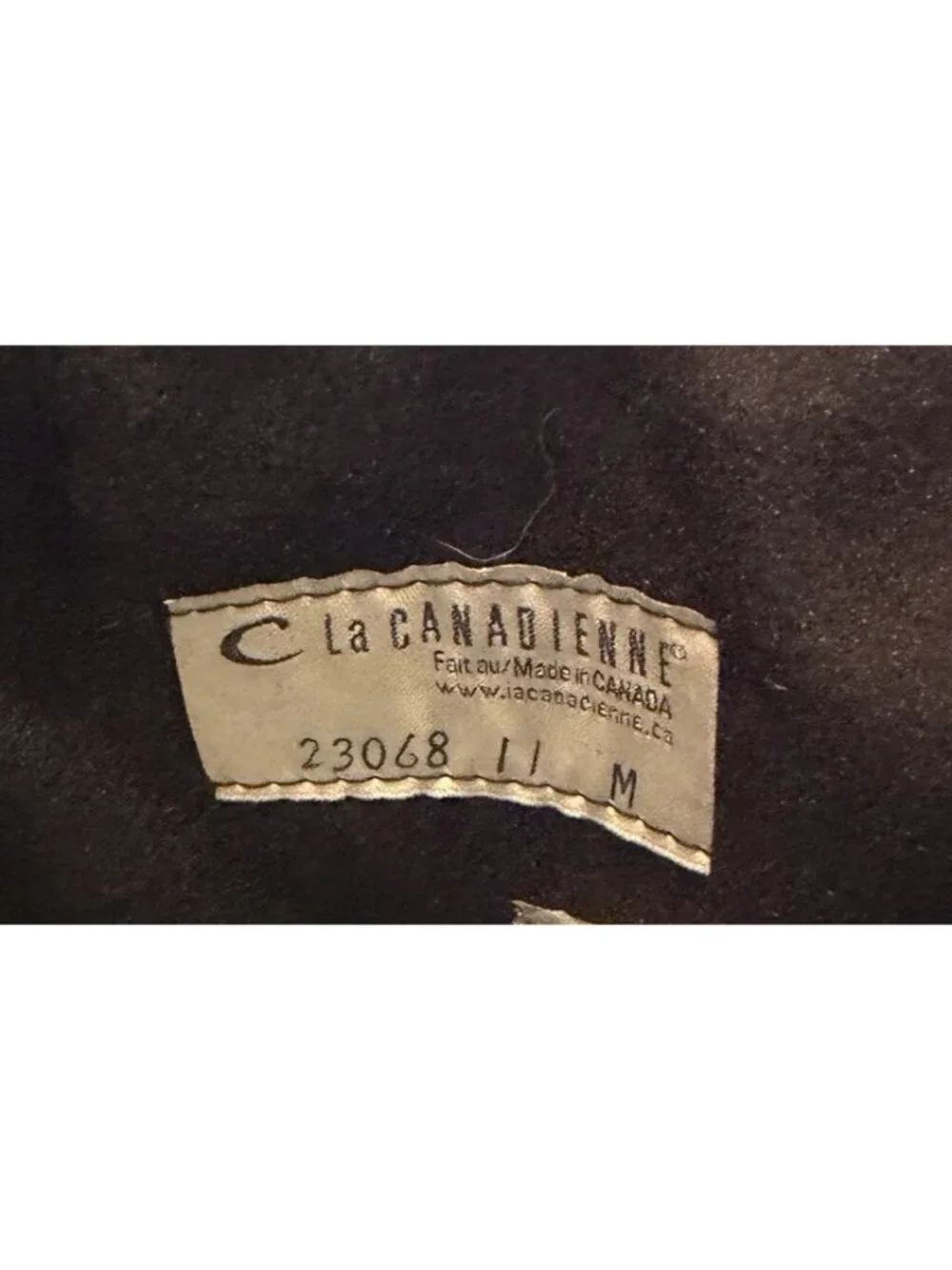 La Canadienne Women's Black Suede Knee High Double Buckle Riding Boots Size 11